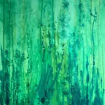 green painting