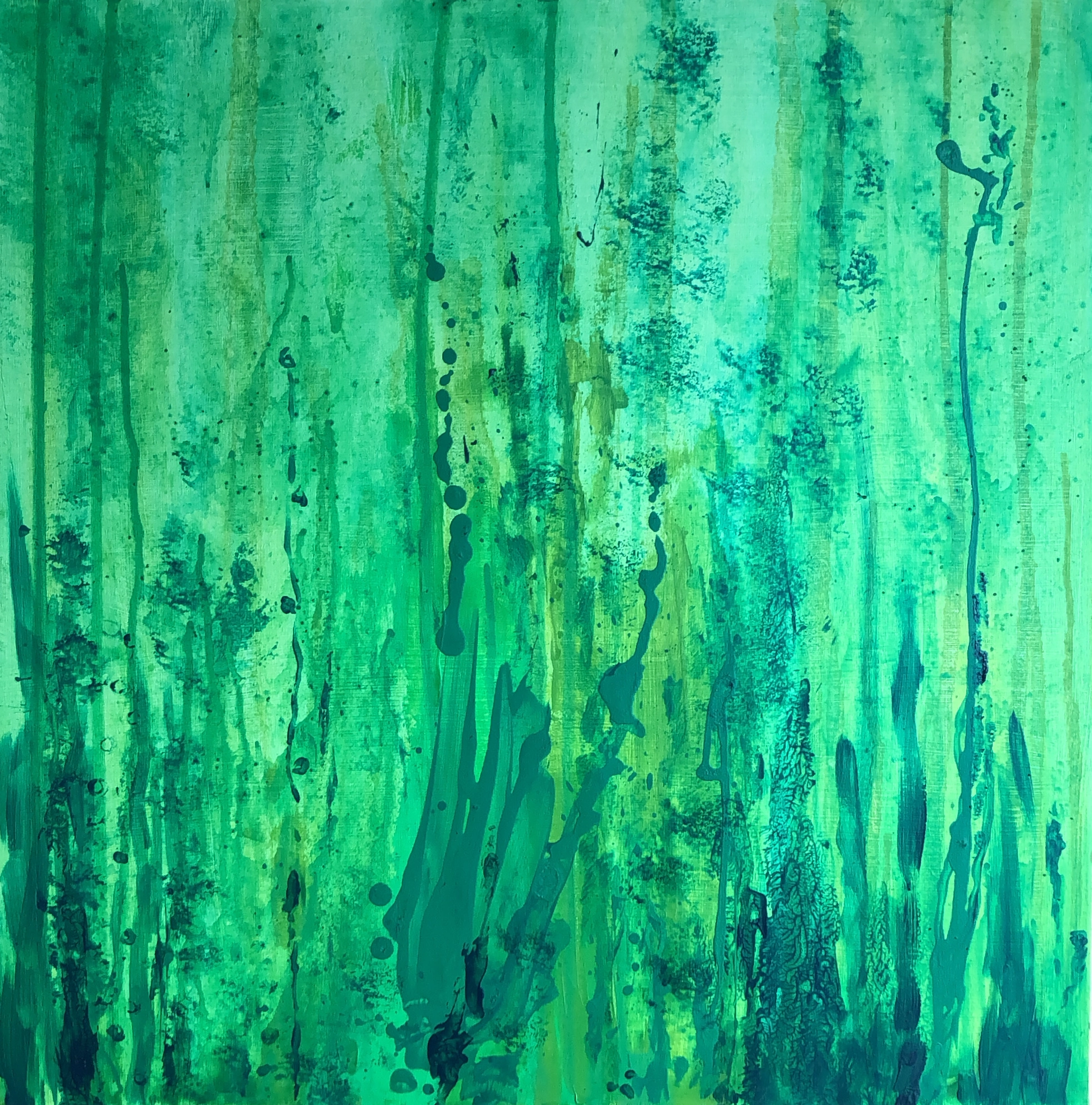 green painting