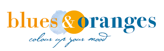 Logo blues & oranges